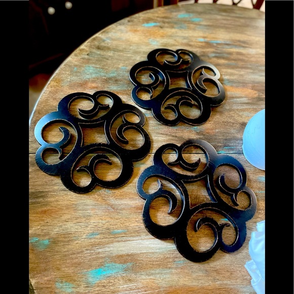 Boho vintage decor plastic wall hanging - Picture 1 of 6